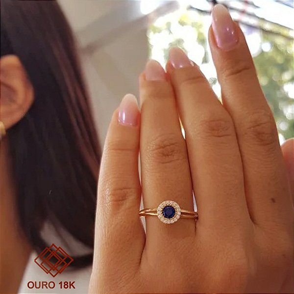 Anel Formatura Gestão Financeira Ouro 18k - Sem emblema