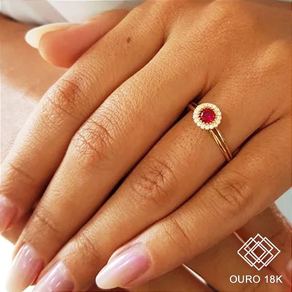 Anel Formatura Jornalismo Ouro 18k - Sem emblema