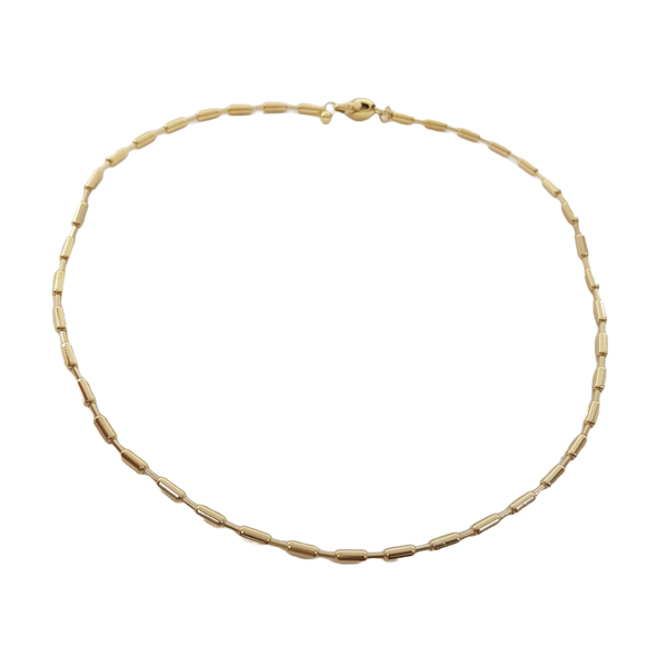 Gargantilha Choker Canutilho Ouro 18k