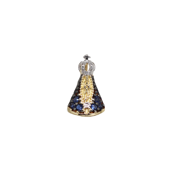 Pingente Nossa Senhora da Aparecida Ouro 18k