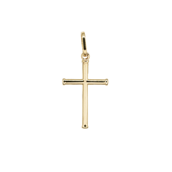 Pingente Cruz Palito Ouro 18k