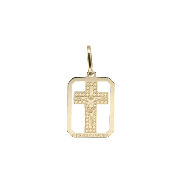 Pingente Cruz Ouro 18k
