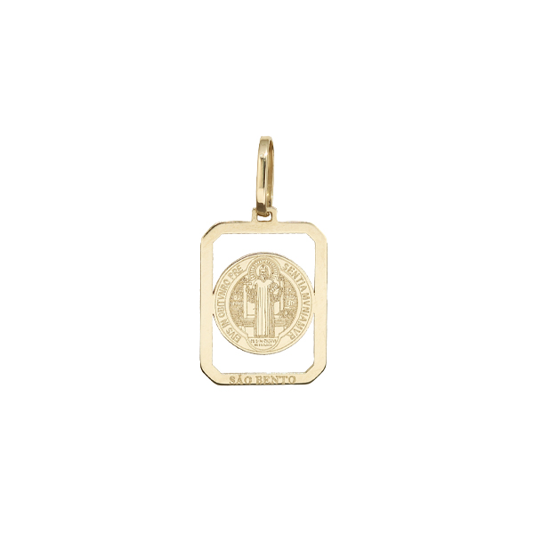 Pingente São Bento Ouro 18k