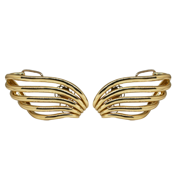Brinco Anime Asas Ouro 18k