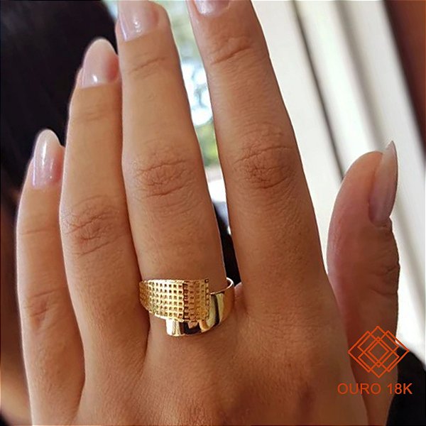 Anel Filigrana Ouro 18k