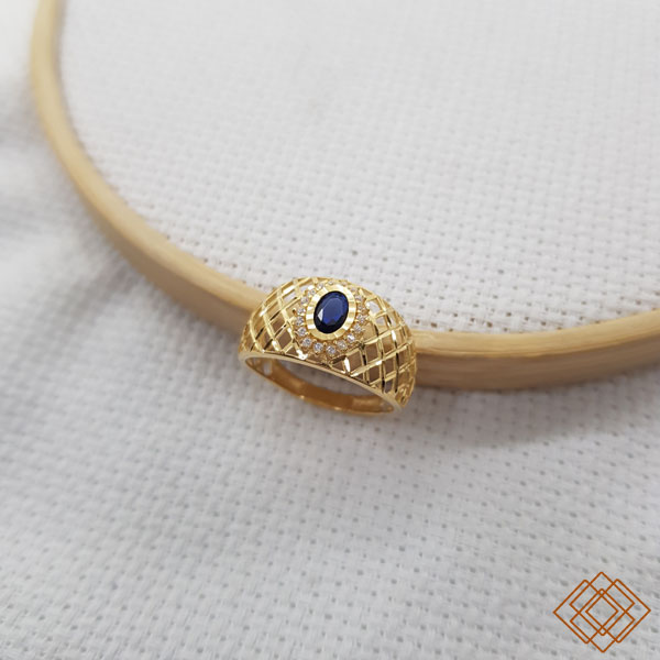 Anel Formatura Marketing Ouro 18k - Sem emblema