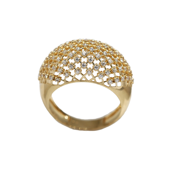 Anel Ouro 18k com Moissanite