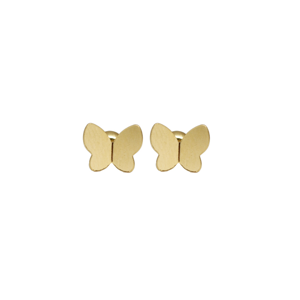 Brinco Infantil Borboleta Ouro 18k