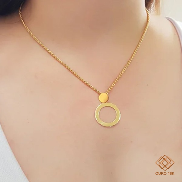 Pingente Elos Ouro 18k