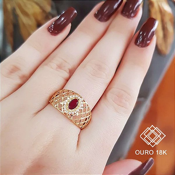 Anel Formatura Segurança do Trabalho Ouro 18k - Sem emblema