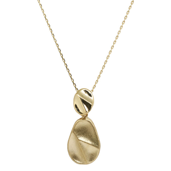 Gargantilha Oval Ouro 18k