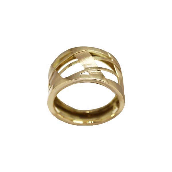 Anel Estamparia Ouro 18k