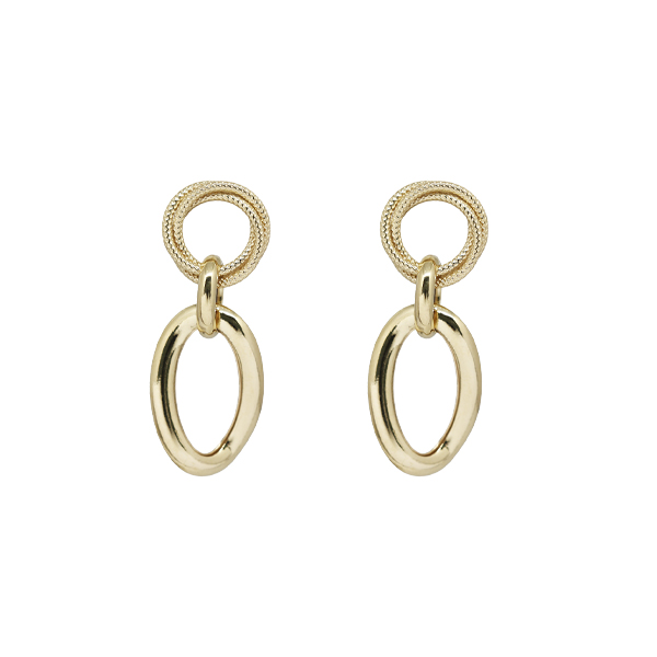 Brinco Elos Ouro 18k