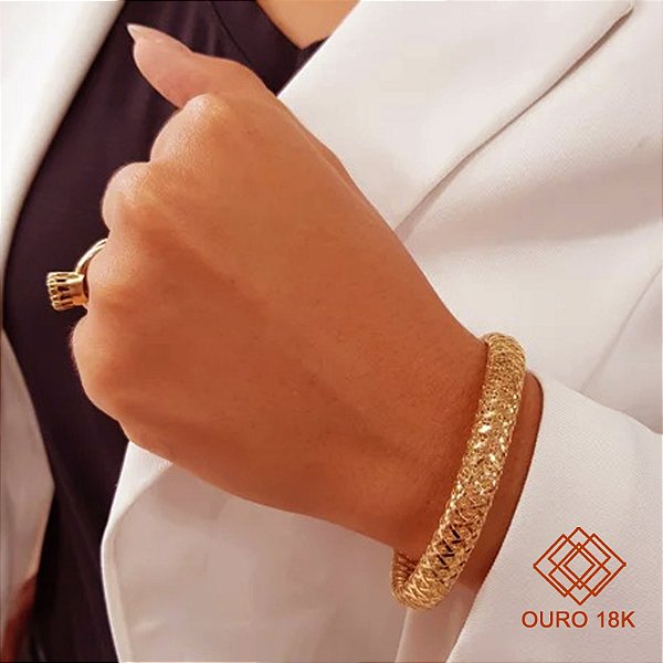 Bracelete Filigrana Ouro 18k