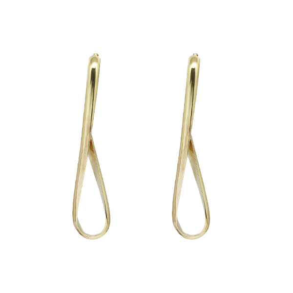 Brinco Gancho Ouro 18k