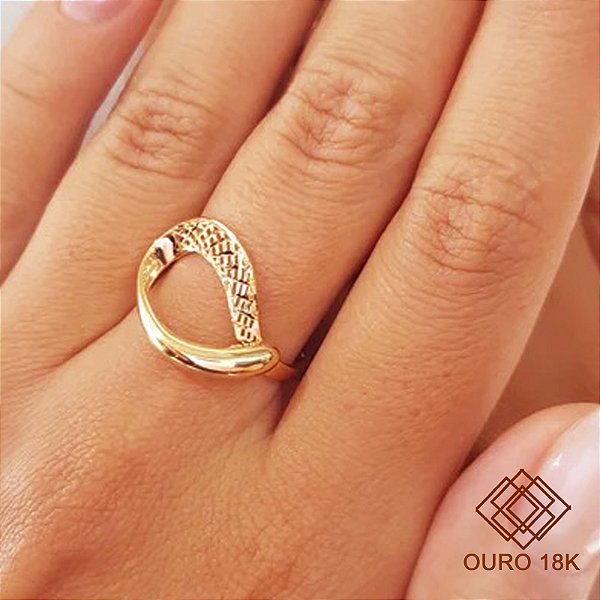 Anel Filigrana Ouro 18k