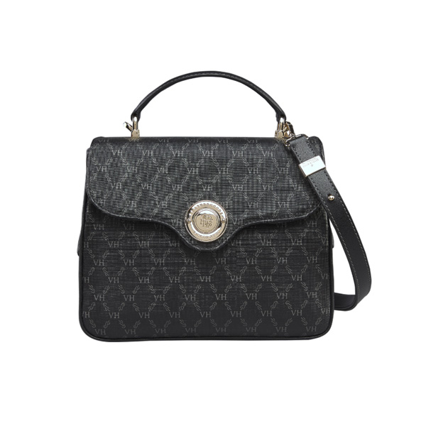 Bolsa Victor Hugo Lock Satchel VH Elos