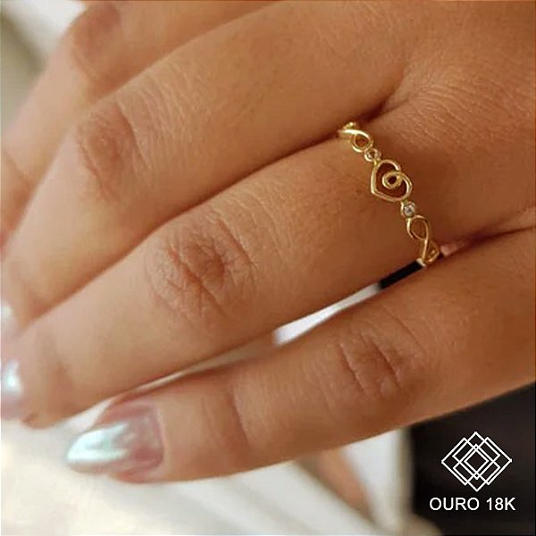 Anel Topázio Ouro 18k