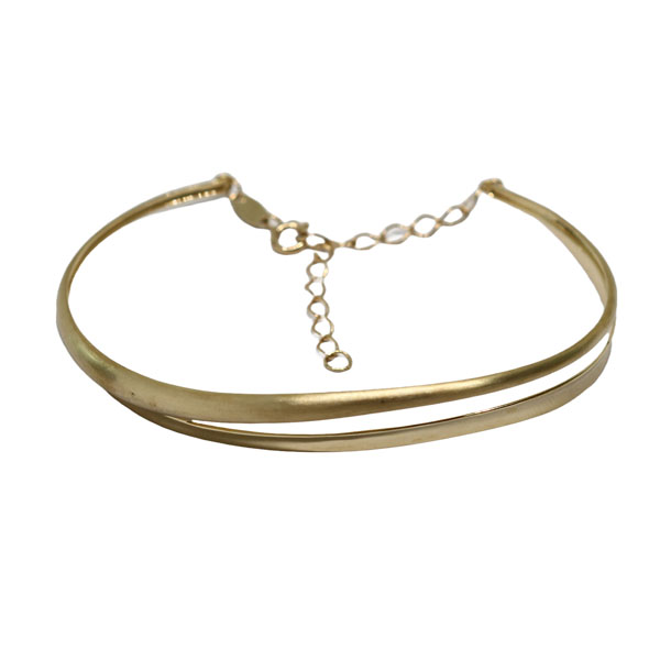 Bracelete Ondas Ouro 18k