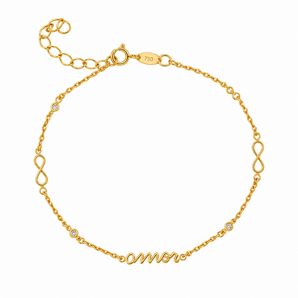 Pulseira Ouro 18k Diamante