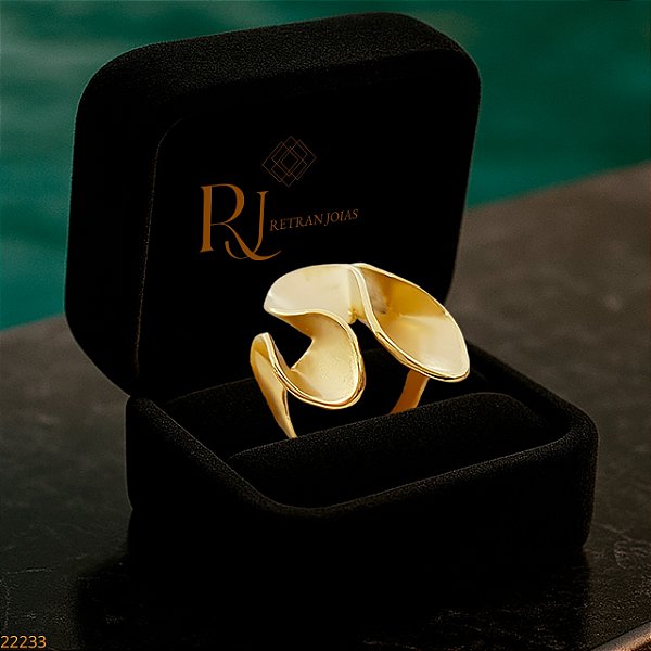 Anel Escultura Ouro 18k