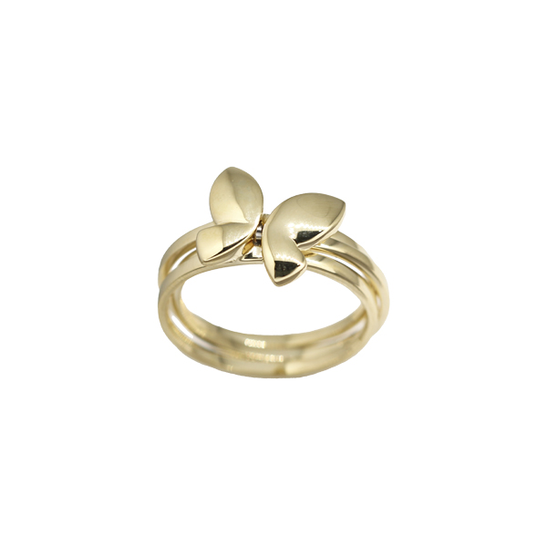 Anel Borboleta Ouro 18k
