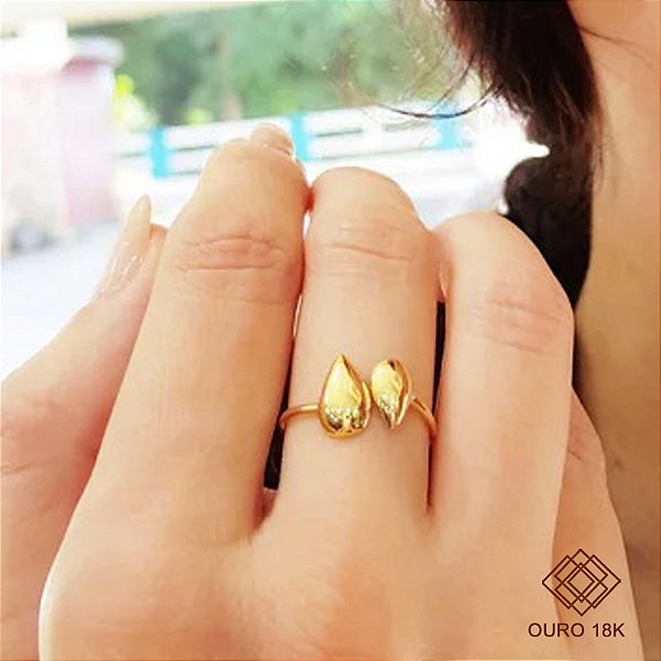 Anel Gota Bold Ouro 18k