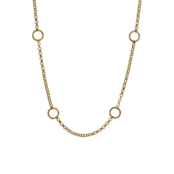 Gargantilha Elo Ouro 18k