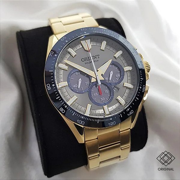 Relógio Orient Masculino Solar Tech - Mgssc066 g1kx