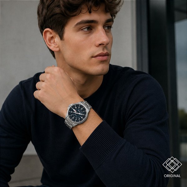 Relógio Orient Masculino Solar Tech Mbss1508 d2sx