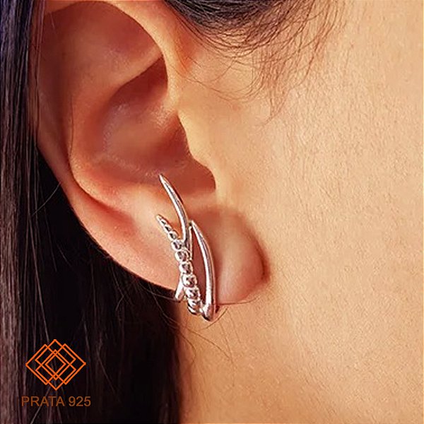 Brinco Esferas Prata 925