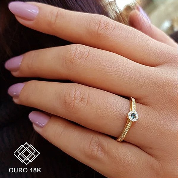 Anel Formatura Comércio Exterior Ouro 18k - Sem emblema