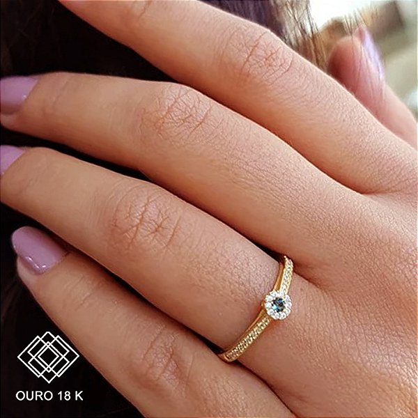 Anel Formatura Engenharia Ambiental Ouro 18k - Sem emblema