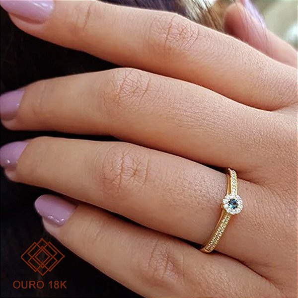 Anel Formatura Psicologia Ouro 18k - Sem emblema