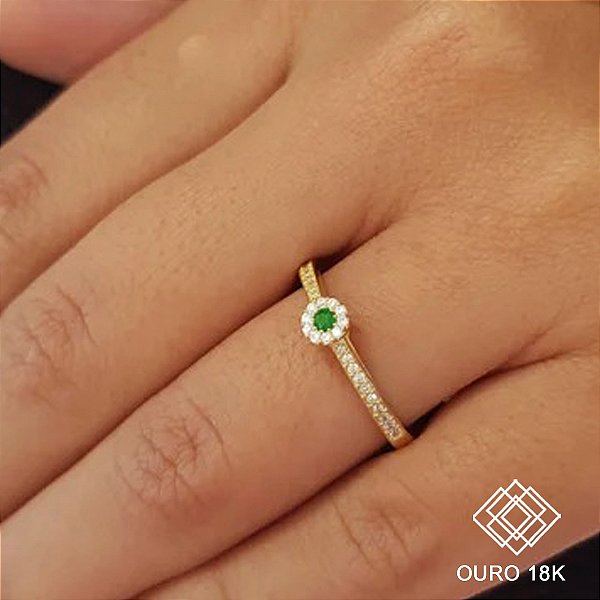 Anel Formatura Biologia Ouro 18k - Sem emblema