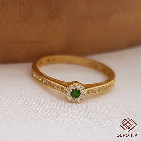 Anel Formatura Zootecnia Ouro 18k - Sem emblema