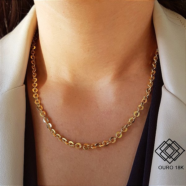 Cordão Bailarina Ouro 18k