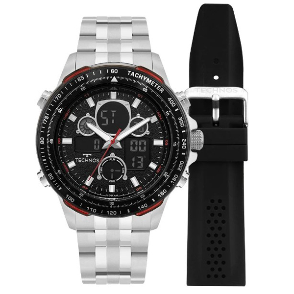 Relógio Technos Masculino Prata BJ4130AD/T1P