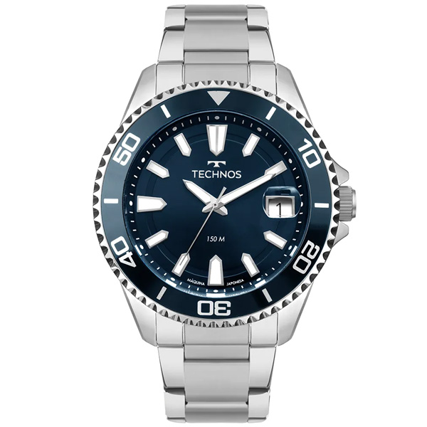 Relógio Technos Masculino Acqua Prata 2415ek/1a