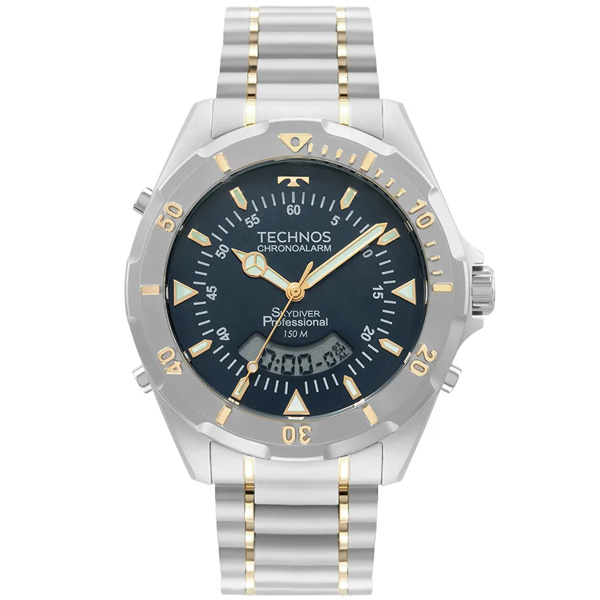 Relógio Technos Masculino Skydiver Bicolor Wt2050axn/1a