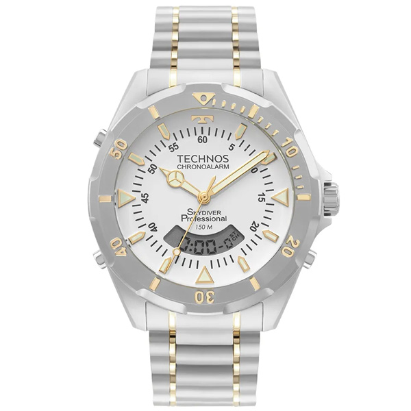 Relógio Technos Masculino Skydiver Bicolor Wt2050axn/1b