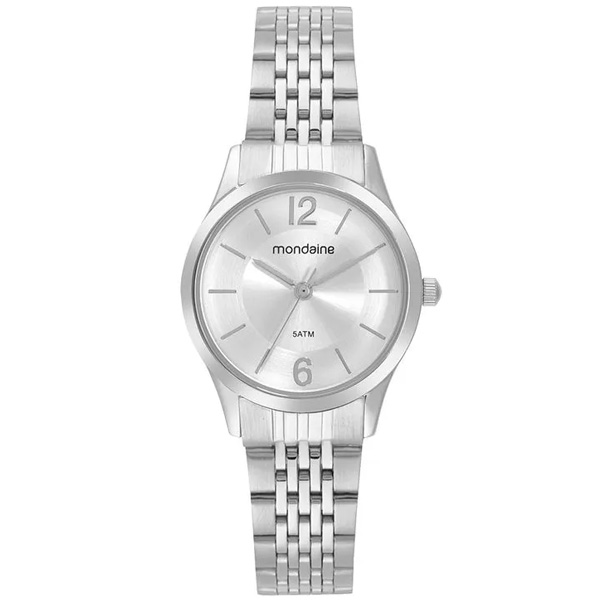 Relógio Mondaine Feminino Aço Prata 32698l0mvne3