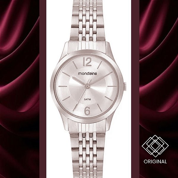 Relógio Mondaine Feminino Aço Prata 32698l0mvne3