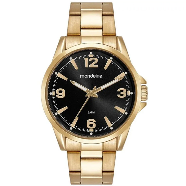 Relógio Mondaine Masculino Dourado 99807gpmvde4