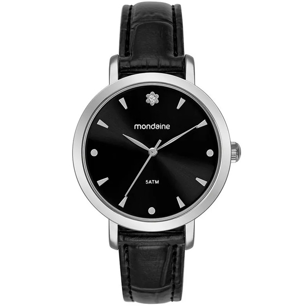 Relógio Mondaine Feminino Cristal Solitário Prata 99758l0mvnh2