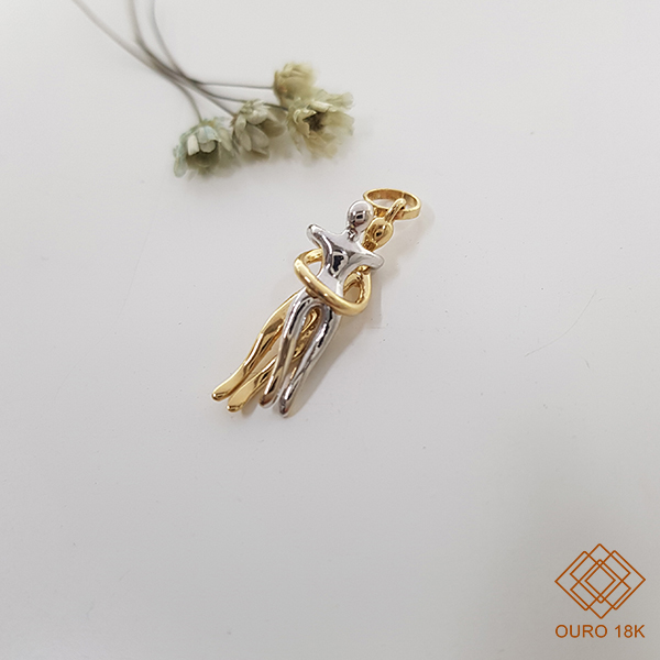 Pingente Abraço Eterno Ouro 18k