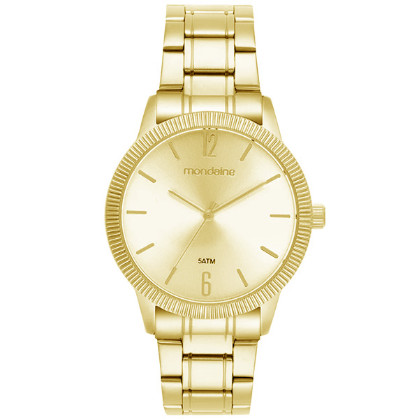 Relógio Feminino Dourado Mondaine 36003lpmvde1