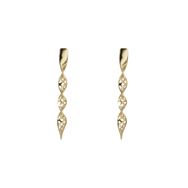 Brinco Torcido Ouro 18k