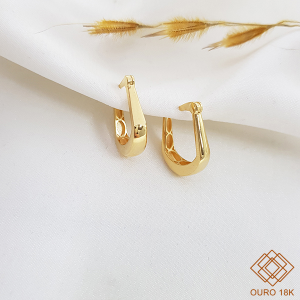 Brinco Argola Bold Ouro 18k