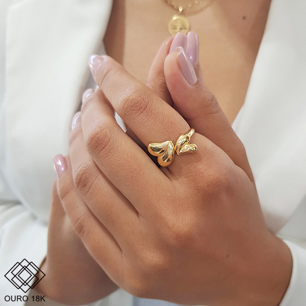 Anel Bold Ouro 18k